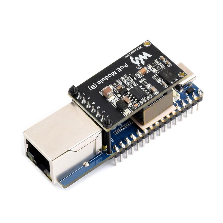 WAVESHARE RP2350 Development Board, Dual-Core And Dual-Architecture, W6300 Ethernet Controller, Supports PoE Expansion Via A PoE Module
