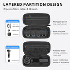 For DJI Osmo Pocket 4P BRDRC Portable Camera Filter Carrying Case