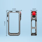 For Insta360 X6 Flymile Action Camera Cage Protective Shockproof Frame