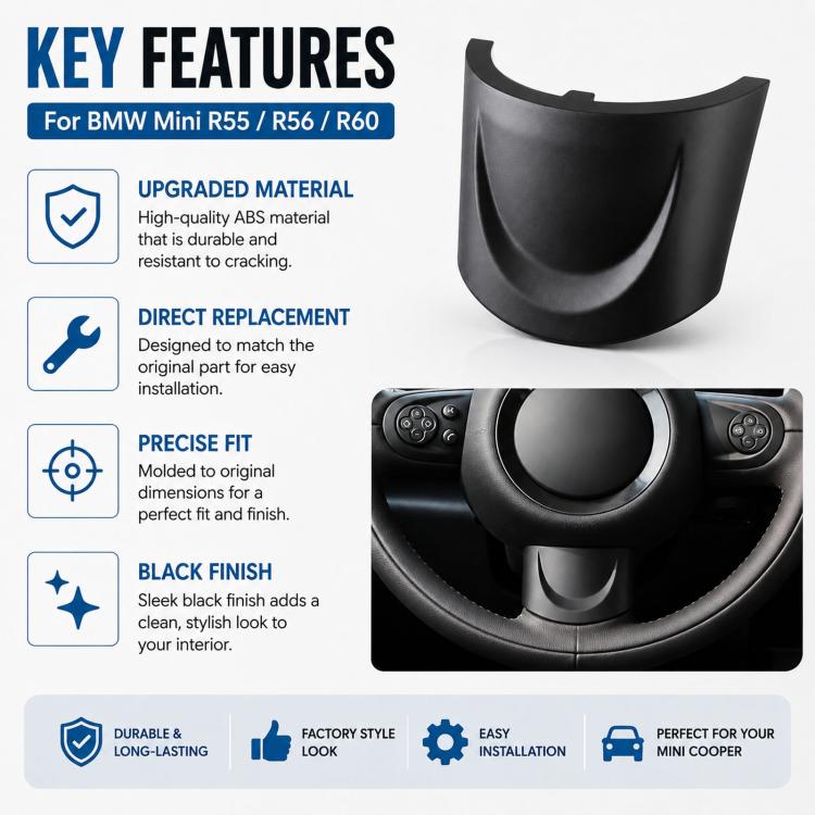 For BMW Mini R55 Steering Wheel Cover 32306863536