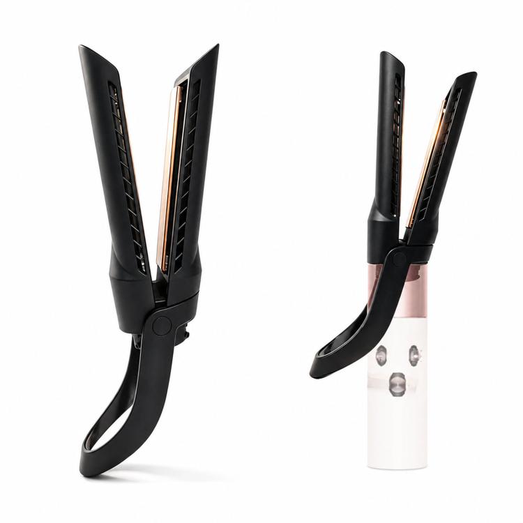 Hair Straightener Attachment For Dyson Airwrap HS01 / HS03 / HS05 / HS08 Styler Flat Iron Styling Nozzle — Rose Red