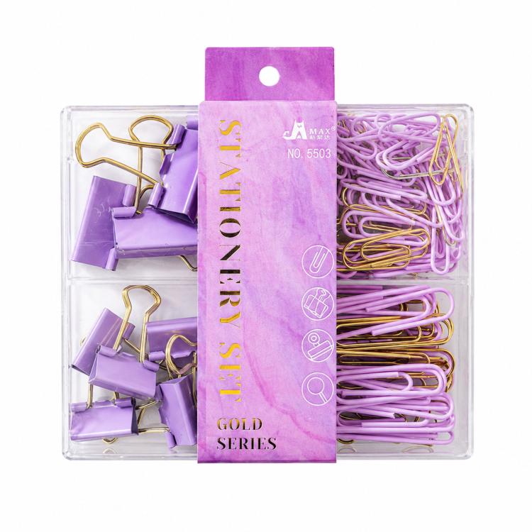 Paperclips Paper Clip Binding Office Combination Set — Mint Green