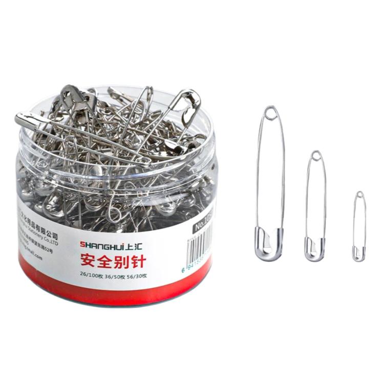 SHANGHUI Thickened Clothing Safety Pins Extra-Large Stainless Steel Paperclips