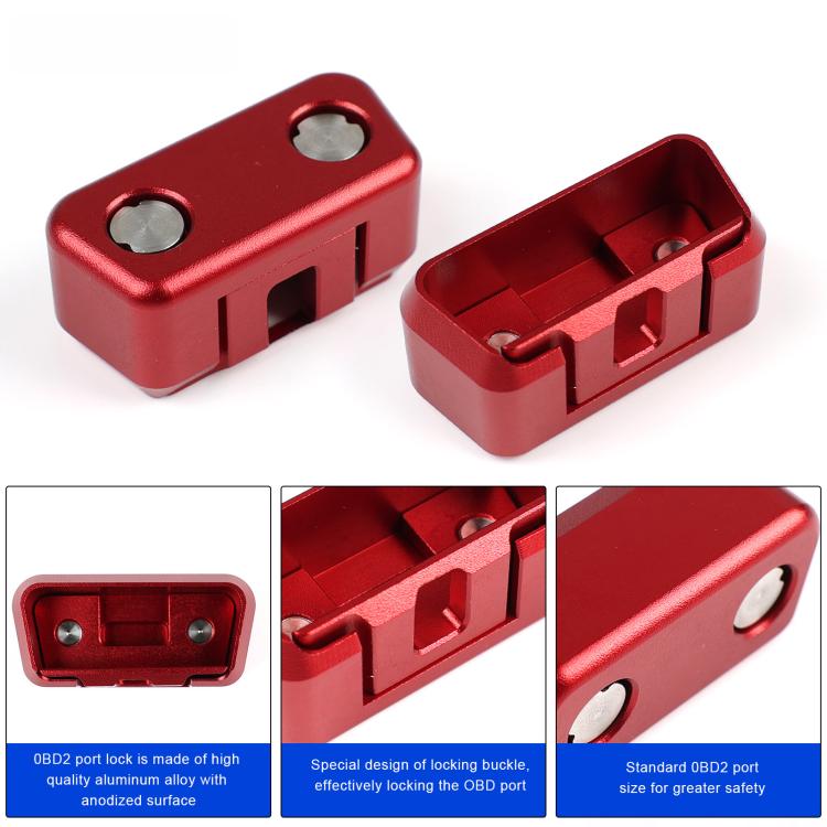 OBD2 Port Lock Anti-Theft Security Protector Aluminum Alloy OBD Guard for Car SUV Truck