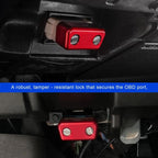 OBD2 Port Lock Anti-Theft Security Protector Aluminum Alloy OBD Guard for Car SUV Truck