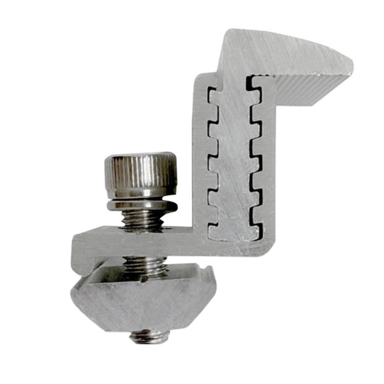Aluminum Alloy Solar Panel Bracket 5-Gear Adjustable Edge Clamp