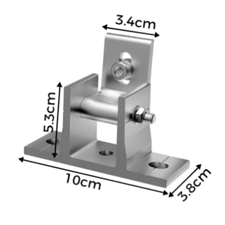Aluminum Alloy Solar Panel Support Feet PV Mounting Bracket Assembly