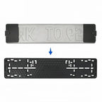 European Standard License Plate Frame ABS Plastic Euro Car Number Plate Holder