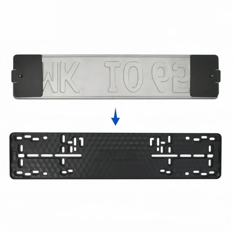 European Standard License Plate Frame ABS Plastic Euro Car Number Plate Holder
