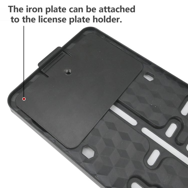European Standard License Plate Frame ABS Plastic Euro Car Number Plate Holder