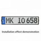 European Standard License Plate Frame ABS Plastic Euro Car Number Plate Holder