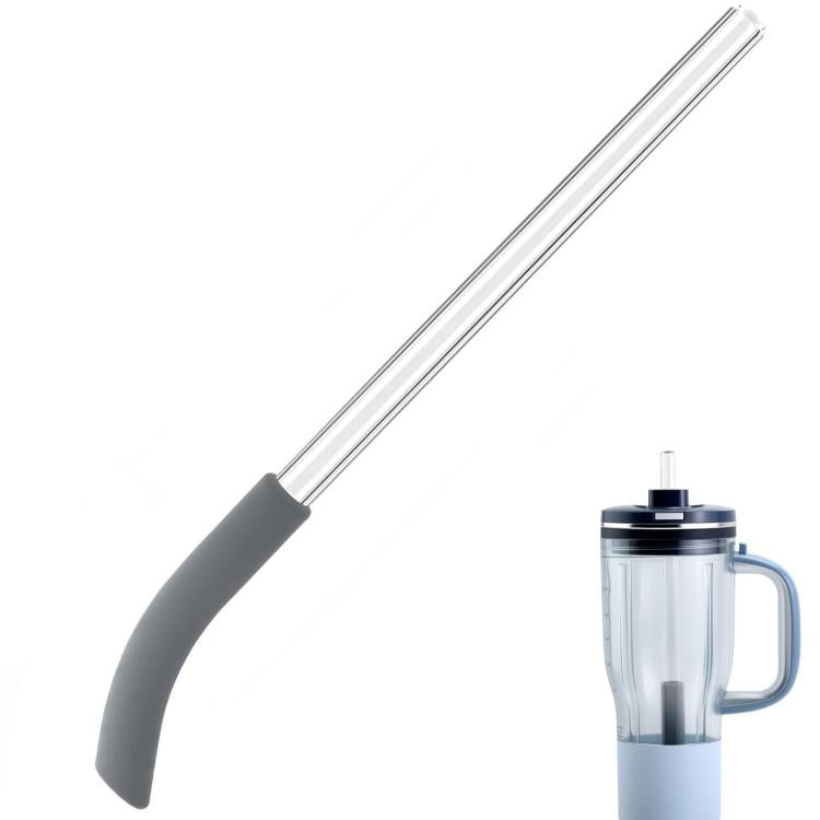 For Ninja BlendBoss Tumbler Replacement Straw Glass Silicone Straw