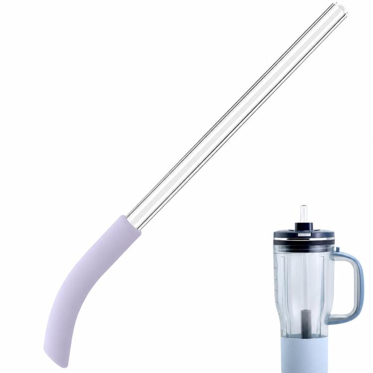 For Ninja BlendBoss Tumbler Replacement Straw Glass Silicone Straw — Green