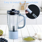 For Ninja BlendBoss Tumbler Replacement Straw Glass Silicone Straw — view 11