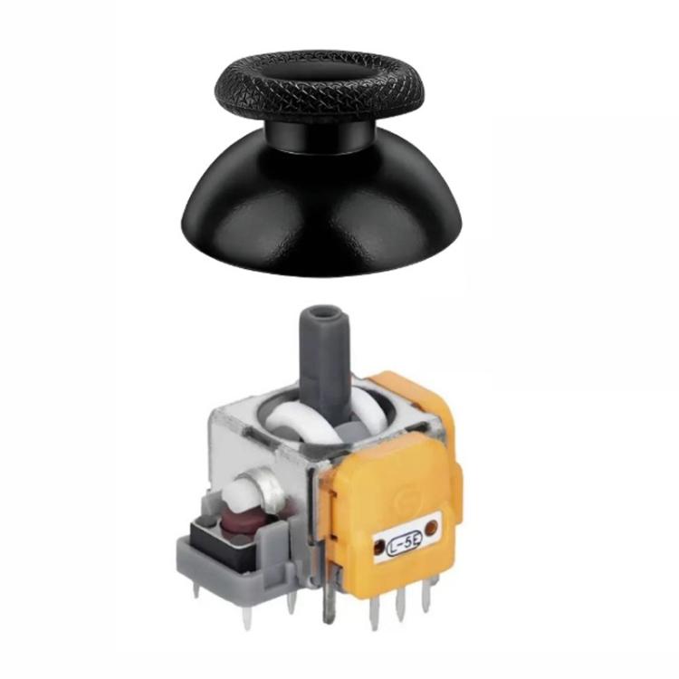 For PS5 Controller GINFULL Gen 4 Hall Effect Joystick Replacement 3D Analog Module & Cap