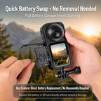 For Insta360 X6 Frame Cage Drop-Resistant Protective Case Shel with 1/4-inch Mount Adapter