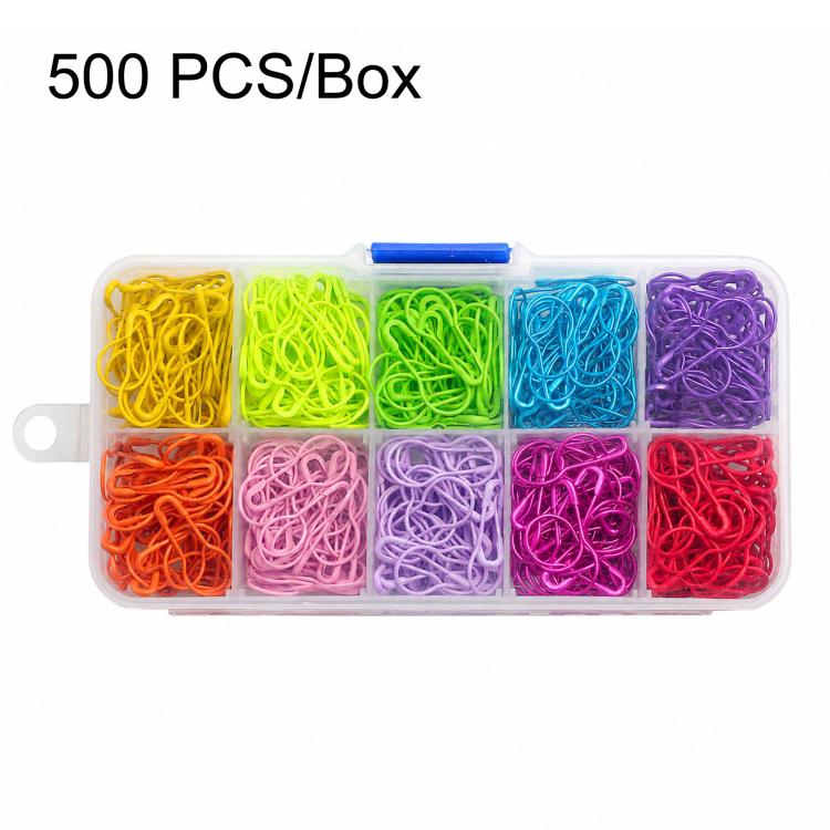 Colorful Metal Bulb Safety Pins Pear Shaped Calabash Pins Knitting Stitch Markers Set