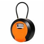 Key Lock Box Waterproof 4 Digit Combination Security Storage Case