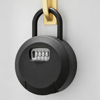 Key Lock Box Waterproof 4 Digit Combination Security Storage Case — Hanging Purple