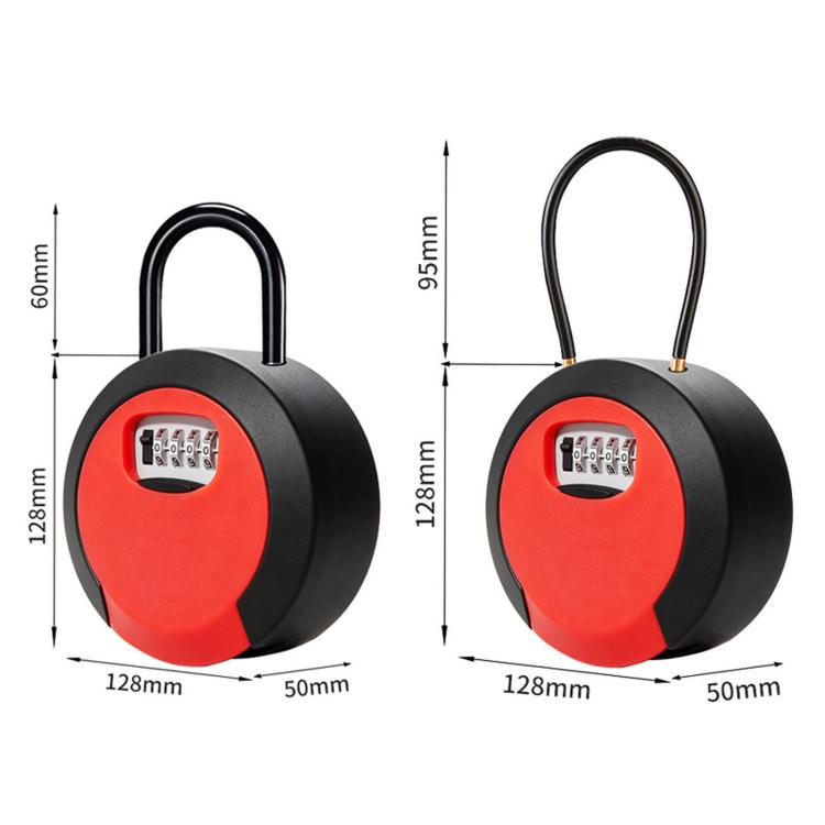 Key Lock Box Waterproof 4 Digit Combination Security Storage Case — view 22