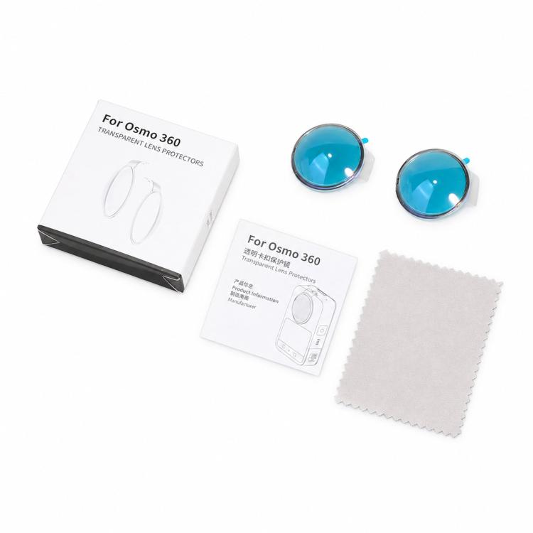 For DJI Osmo 360 II / Osmo 360 Snap-On Lens Guards High-Transparency PMMA Optical Lens Protector Cover — Regular Version