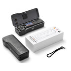 For DJI Osmo Pocket 4P Hard Shell Protective Storage Case Box With 3 Filter Slots, 2 SD Card Holders