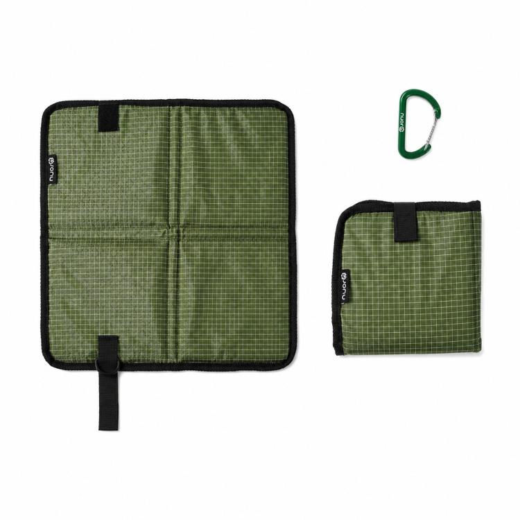 AOTU AT6203 Thick Foldable Camping Seat Pad Waterproof Outdoor Foam Sit Mat With Carabiner For Hiking Picnic — Blue
