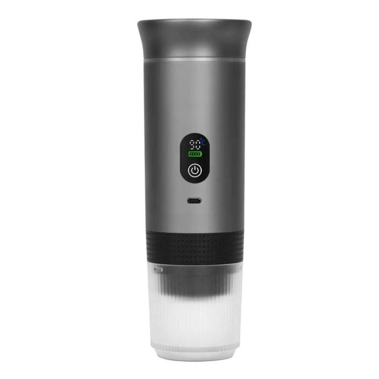 Digital Display Pump-Type Handheld Coffee Maker With USB Charging — Green