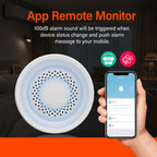 Tuya Smart Temperature & Humidity Sensor Real-Time Remote Alarm Thermometer Hygrometer — WiFi