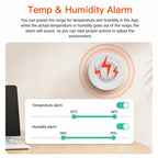 Tuya Smart Temperature & Humidity Sensor Real-Time Remote Alarm Thermometer Hygrometer — view 6