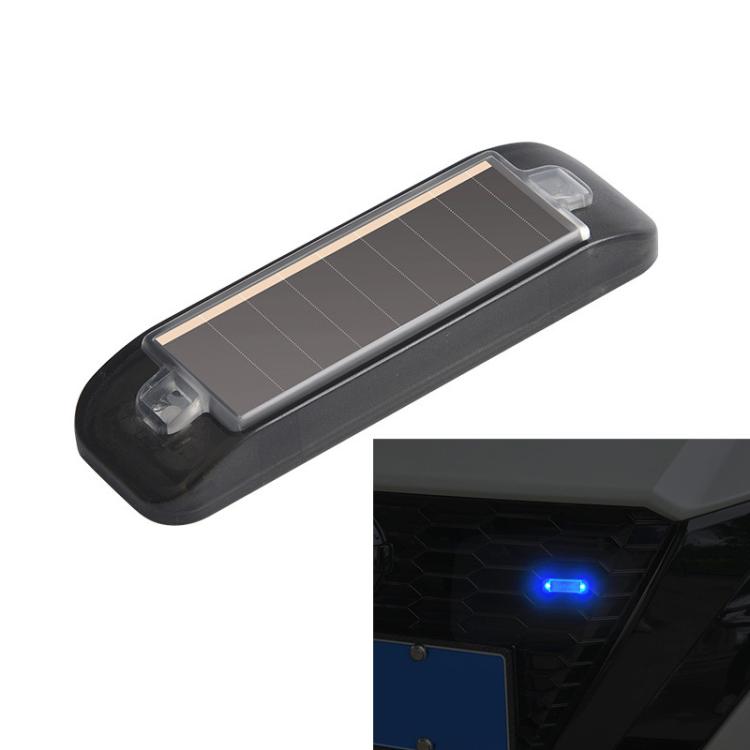 Solar Car Warning Light Waterproof Wireless Anti Collision Strobe Light — Red+Blue Light