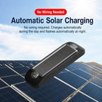 Solar Car Warning Light Waterproof Wireless Anti Collision Strobe Light