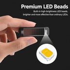 Solar Car Warning Light Waterproof Wireless Anti Collision Strobe Light