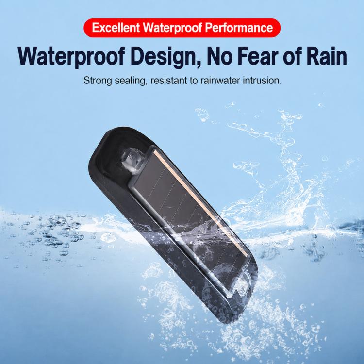 Solar Car Warning Light Waterproof Wireless Anti Collision Strobe Light