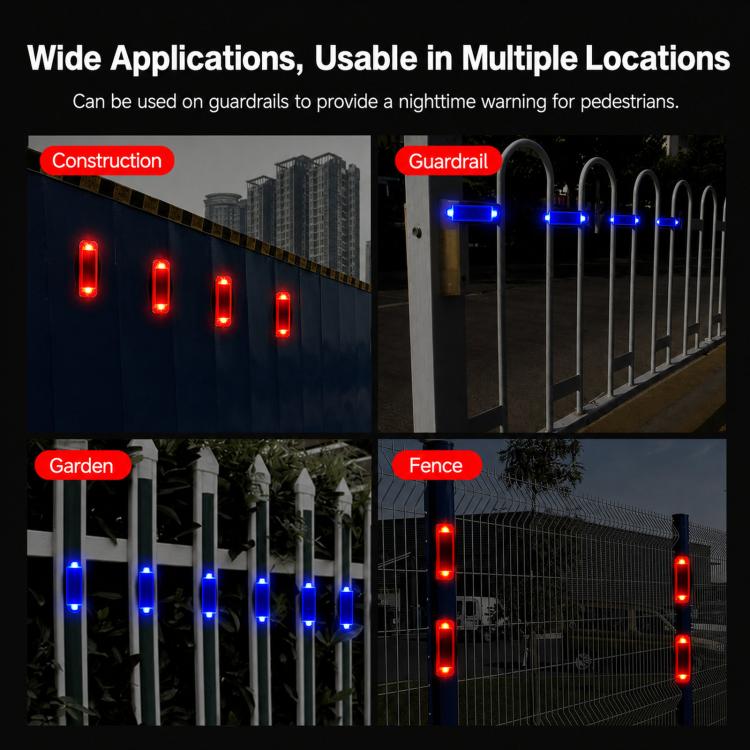 Solar Car Warning Light Waterproof Wireless Anti Collision Strobe Light