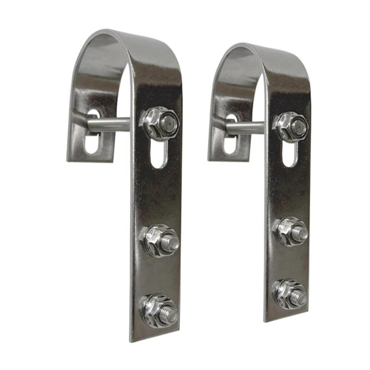 2 PCS/Pack Stainless Steel Solar Panel Bracket Household Photovoltaic Panel Balcony Hook