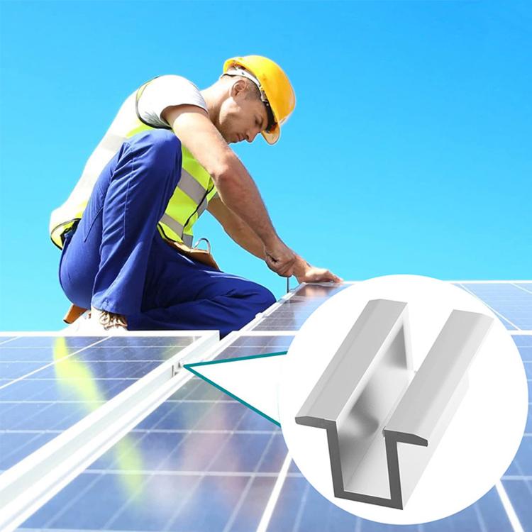 Aluminum Alloy Solar PV Panel Mid Clamp — view 5