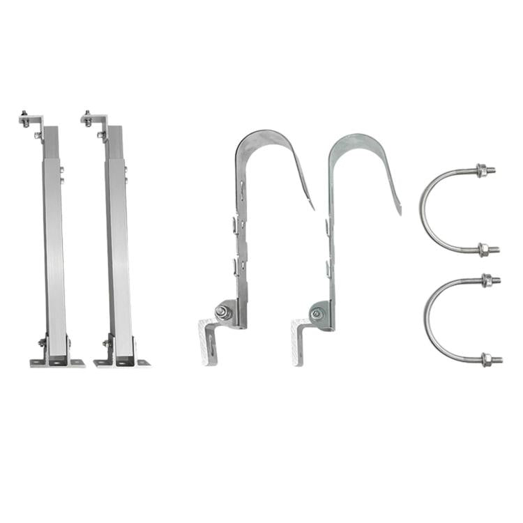 Adjustable Solar Panel Balcony Bracket Hook Kit Aluminum Alloy Solar Panel Mounting Bracket