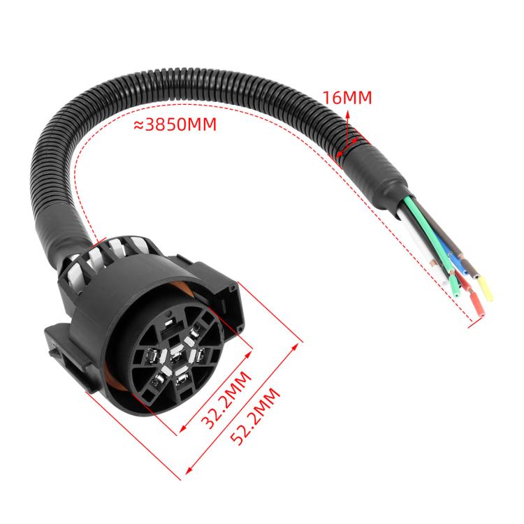 7-Pin Trailer Retrofit Plug Harness Connector Kit