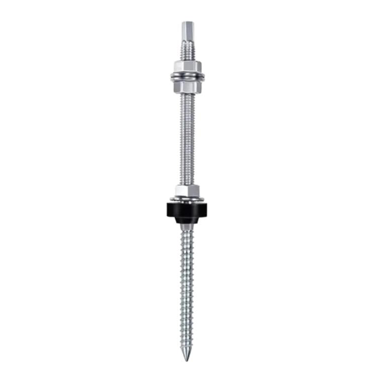 Stainless Steel Double-End Screw Solar PV Bracket Accessory