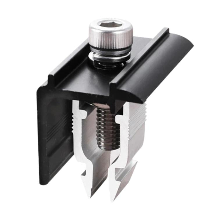 Aluminum Alloy Solar Panel Mid Clamp PV Panel End Clamp Fixture