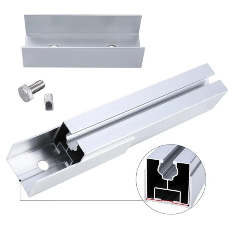 Aluminum Alloy Solar PV Bracket Rail Connector