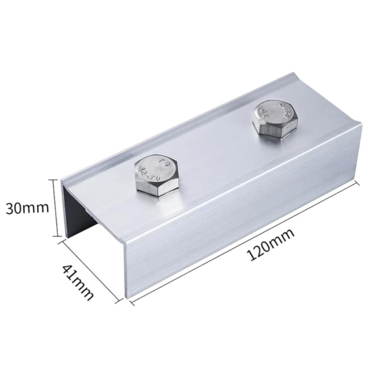Aluminum Alloy Solar PV Bracket Rail Connector