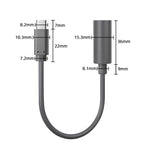 Mini Outdoor Waterproof Extension Power Cord — view 3