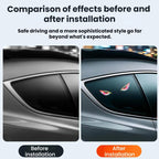 Car LED Wireless Solar-Powered Evil Eye Triangular Window Decorative Light