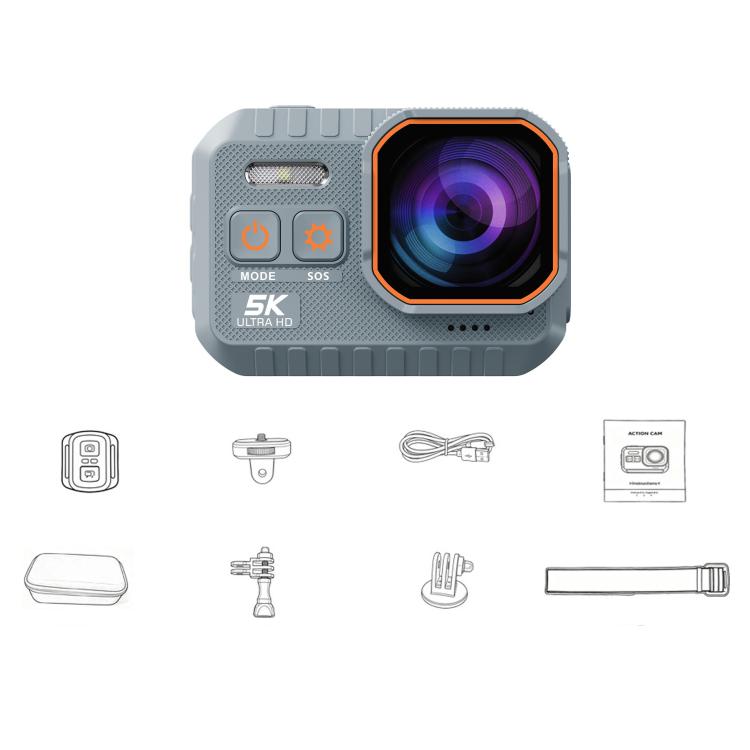 SC002 Pro 5K 2-inch Screen Action Camera IP68 Waterproof Camera