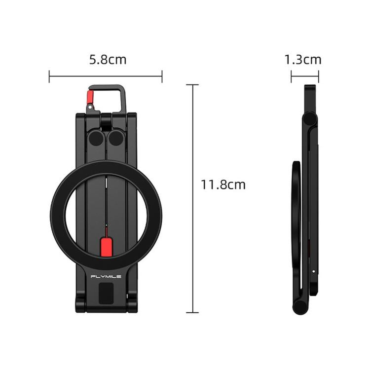 Flymile Magnetic Mobile Phone Tripod Multifunctional Folding Extendable Desktop Clip