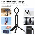 Flymile Magnetic Mobile Phone Tripod Multifunctional Folding Extendable Desktop Clip