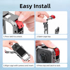 For Insta360 X6 Snap-On Rabbit Cage Protective Case Frame Shockproof Cover — view 14