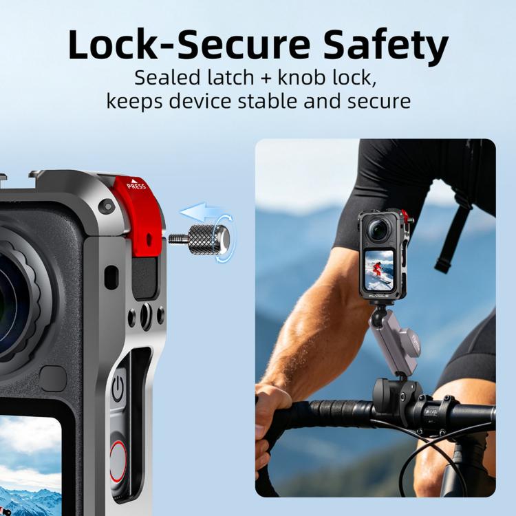 For Insta360 X6 Snap-On Rabbit Cage Protective Case Frame Shockproof Cover — view 4